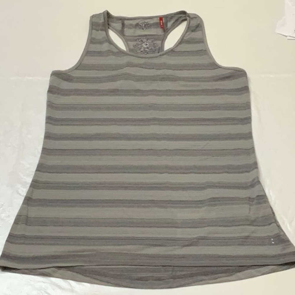 Alp-n-Rock Racerback Tank w/ Embroidery - Heathered Grey